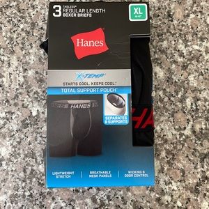 Mens XL underwear never opened- boxer briefs hanes